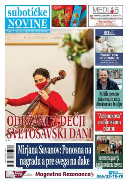 Novinarnica Plus | novina Nove Subotičke novine